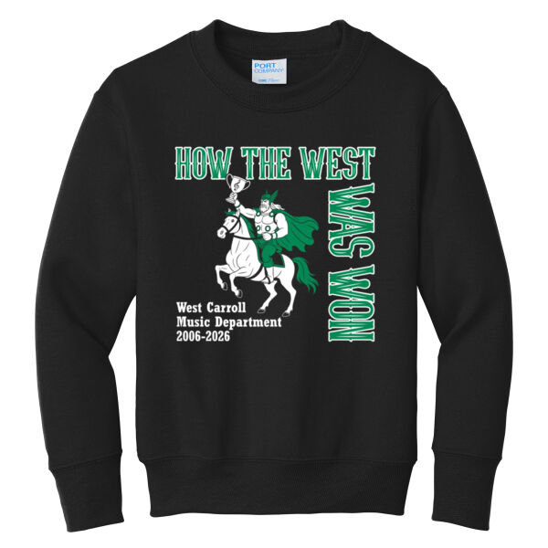 How the West Was Won - Youth Core Fleece Crewneck Sweatshirt Thumbnail